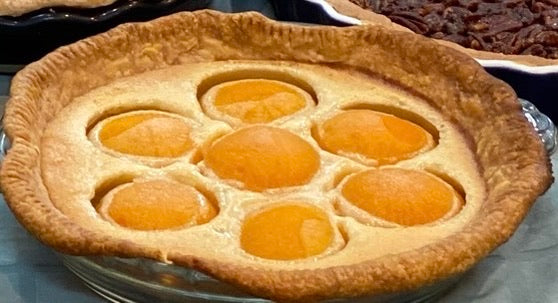 Peach Custard Pie
