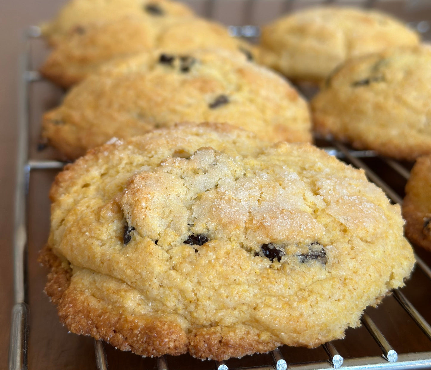 Cherry Cornmeal Scone