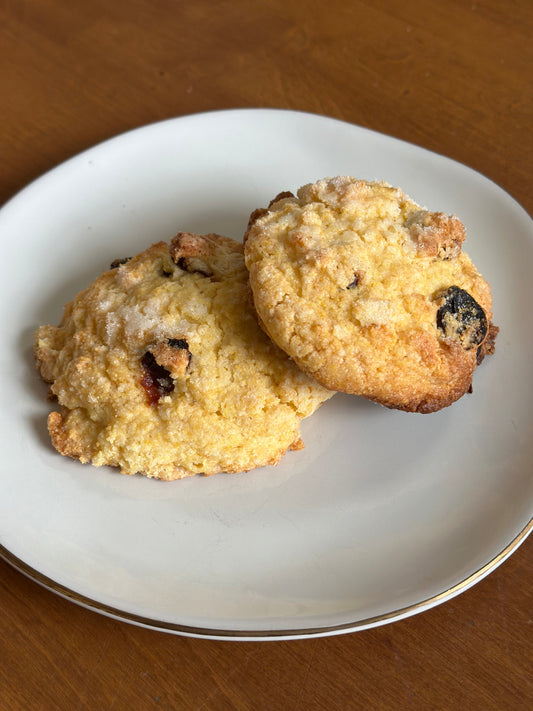 Cherry Cornmeal Scone