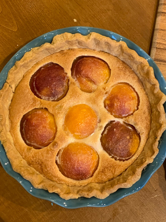 Peach Custard Pie